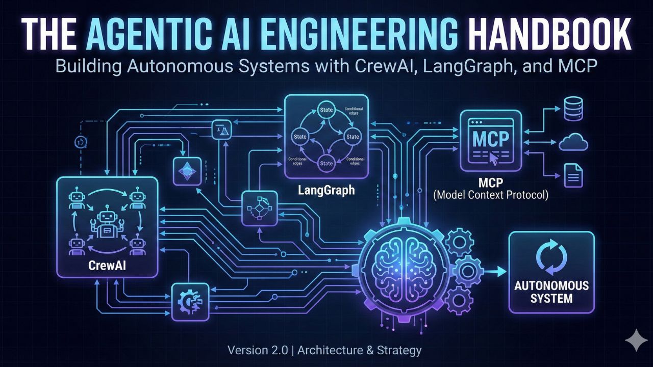 Agentic AI Architecture Handbook Cover Diagram