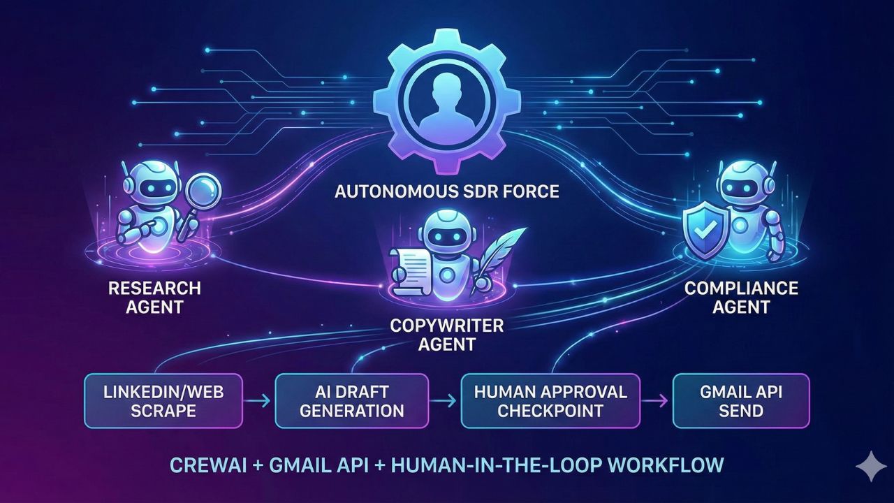Autonomous SDR Sales Force Architecture