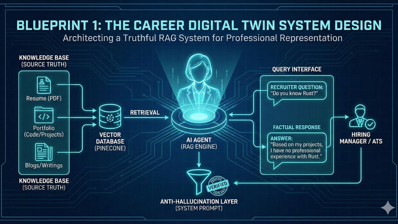 Career Digital Twin Architecture Diagram
