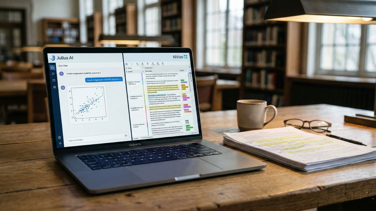 AI data analysis tools for research qualitative and quantitative