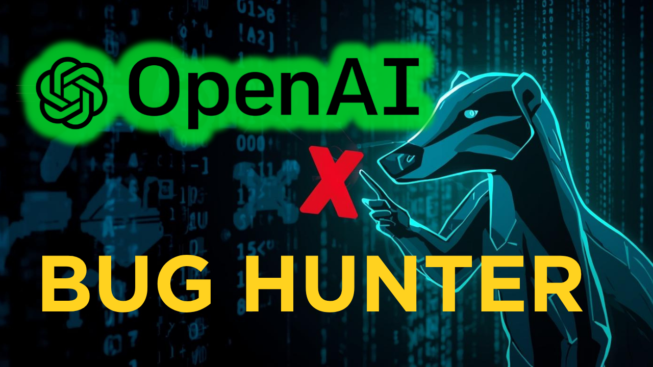 Conceptual graphic of an AI security agent or defense mechanism, representing OpenAI's efforts to enhance AI safety and security.