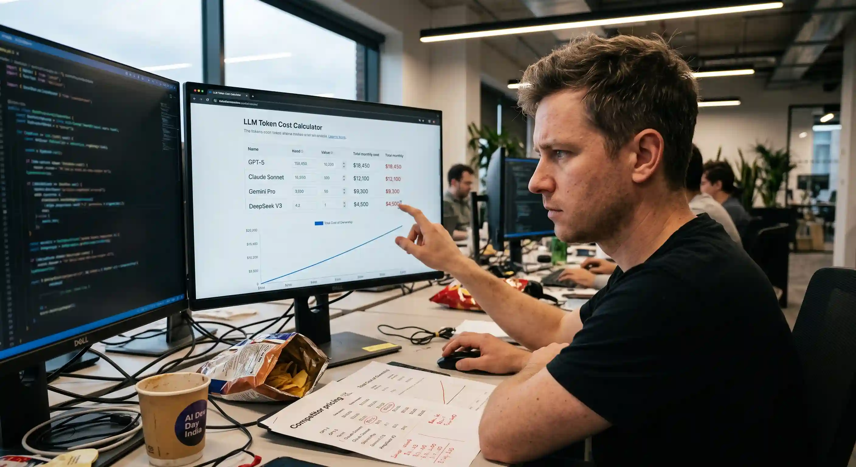 LLM Token Cost & TCO Calculator