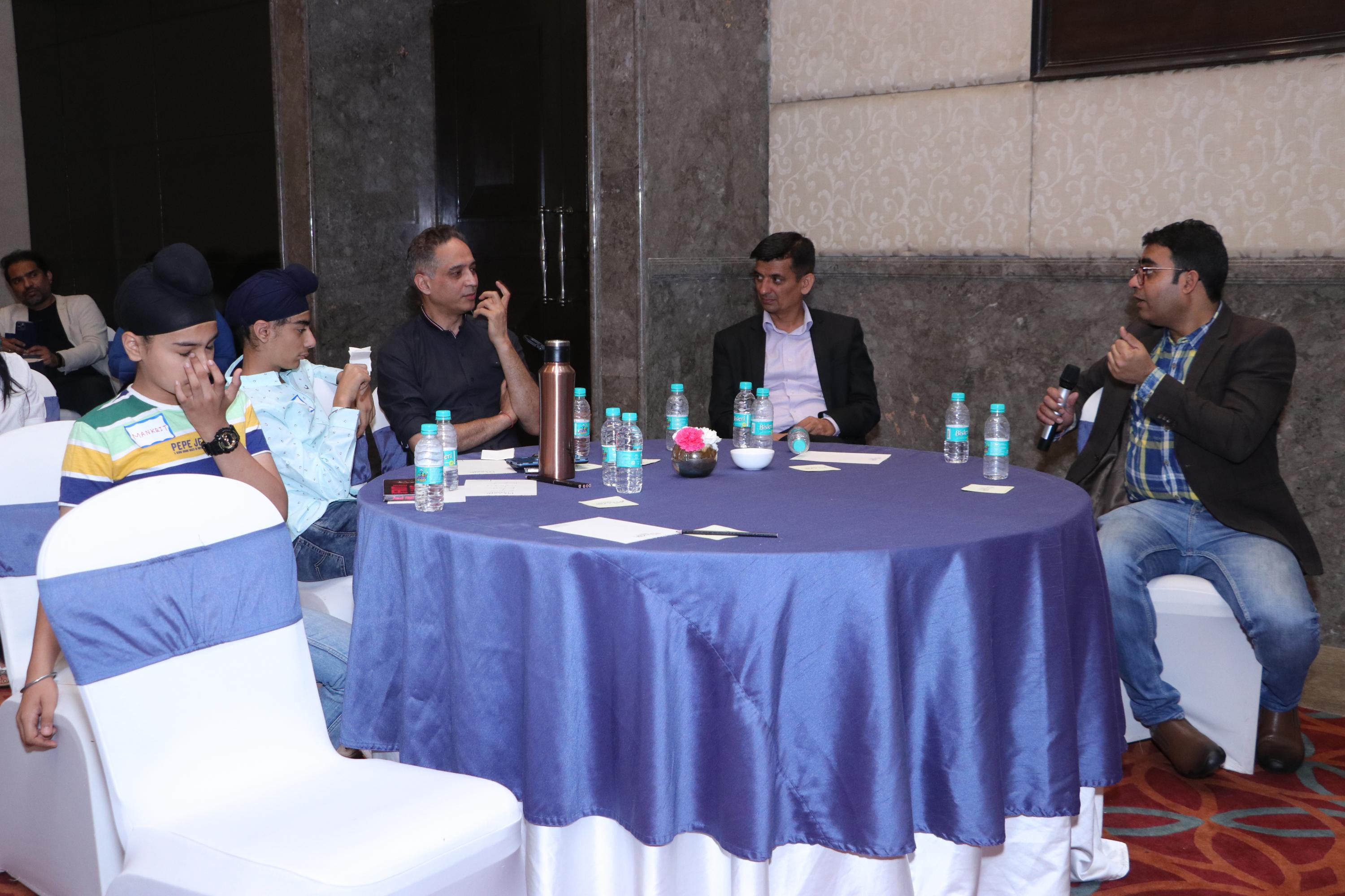 Audience engaging with Ashish Choudhary's session