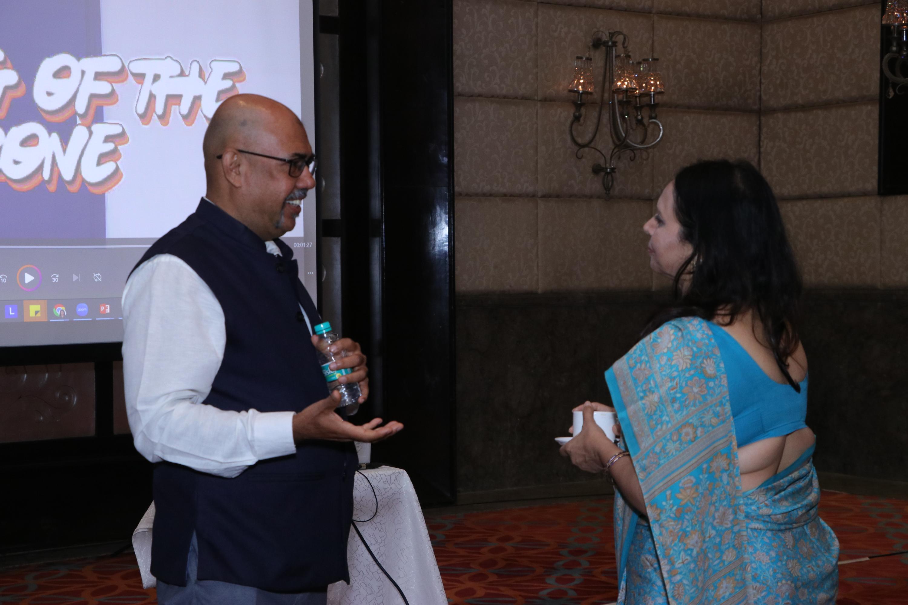 Dr. Indrajit Bhattacharya session moment